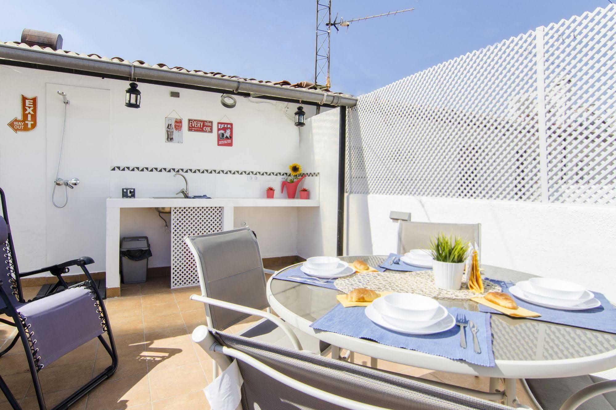 Apartments Dreammadrid Atocha Terraza Exterior foto