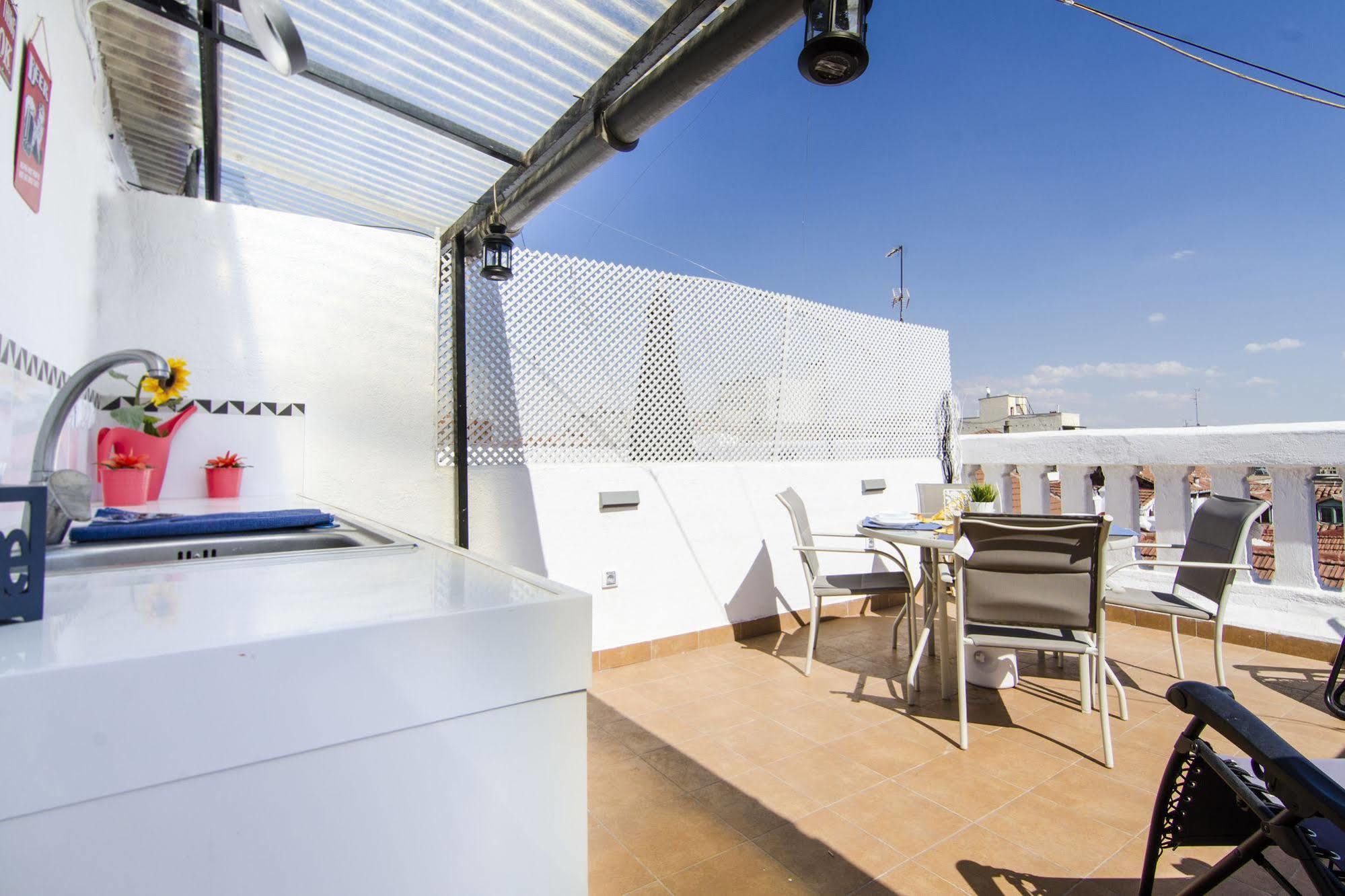 Apartments Dreammadrid Atocha Terraza Exterior foto